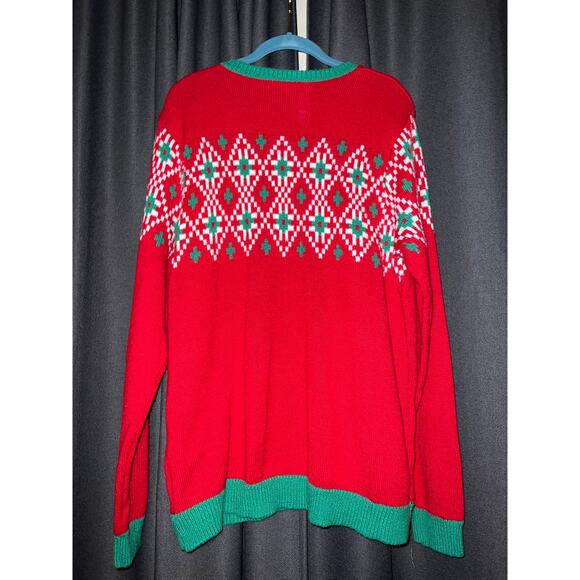 Ugly Christmas Sweater Xmas Size XL Cow - Picture 3 of 3